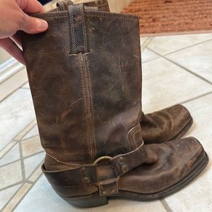 Frye boots with buckle